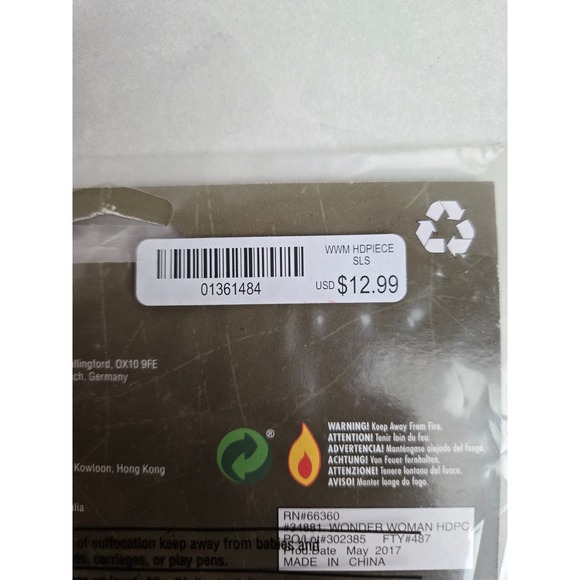 Rubies Wonder Woman Tiara Headpiece One Size DC Batman v Superman Costume - Picture 10 of 10